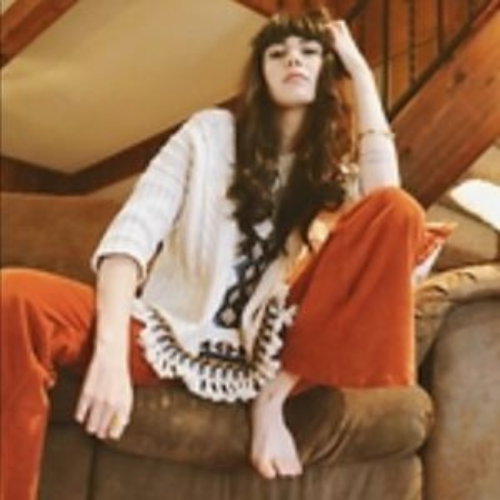 CHASER CABLE KNIT FRINGE IN CAMPFIRE - Picture 3 of 8
